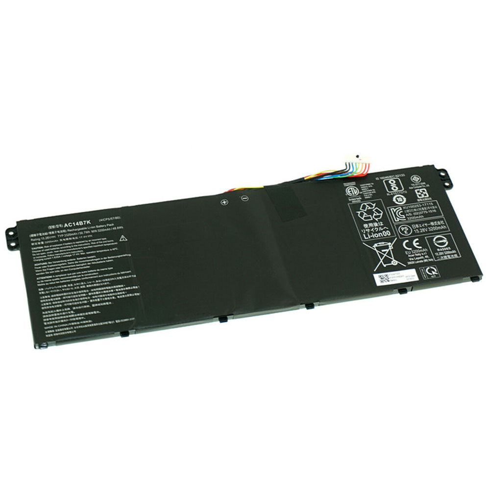 Batería para Iconia-Tab-B1-720-Tablet-Battery-(1ICP4/58/acer-AC14B7K
